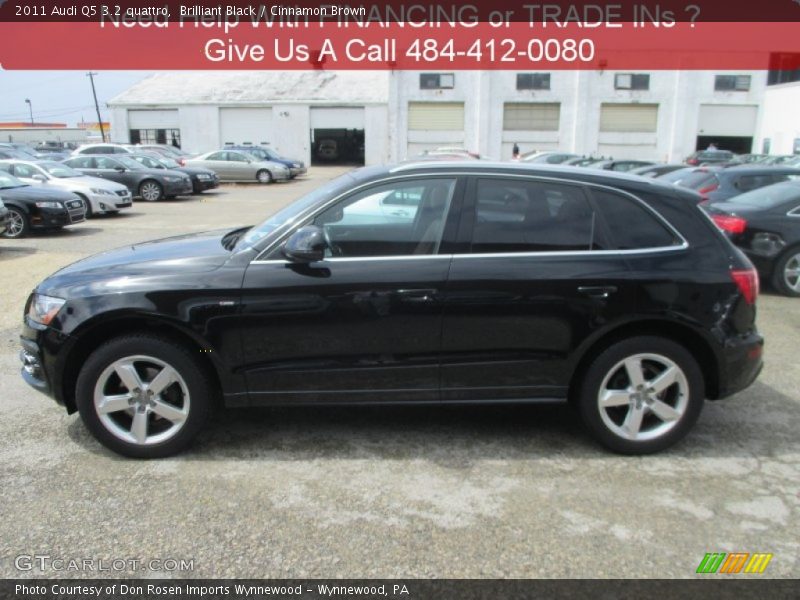 Brilliant Black / Cinnamon Brown 2011 Audi Q5 3.2 quattro