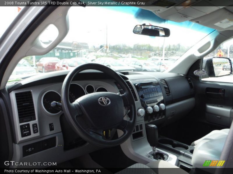 Silver Sky Metallic / Graphite Gray 2008 Toyota Tundra SR5 TRD Double Cab 4x4