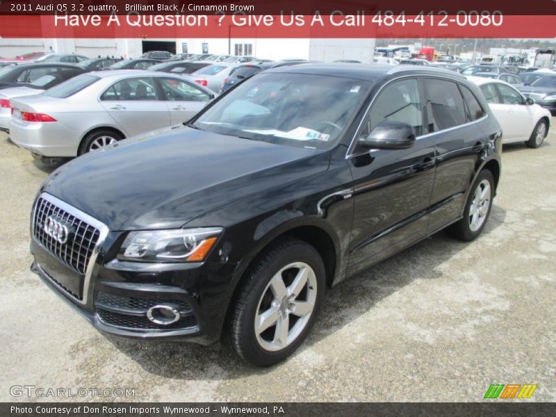 Brilliant Black / Cinnamon Brown 2011 Audi Q5 3.2 quattro