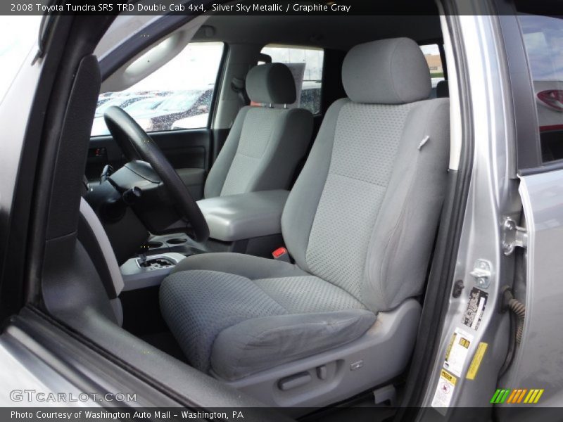 Silver Sky Metallic / Graphite Gray 2008 Toyota Tundra SR5 TRD Double Cab 4x4