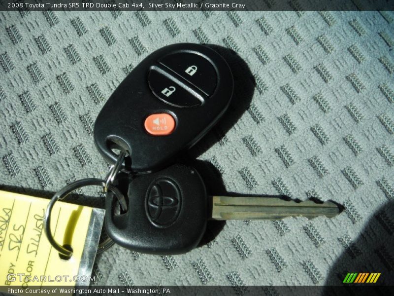 Silver Sky Metallic / Graphite Gray 2008 Toyota Tundra SR5 TRD Double Cab 4x4