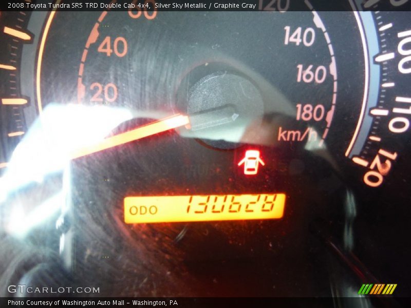 Silver Sky Metallic / Graphite Gray 2008 Toyota Tundra SR5 TRD Double Cab 4x4