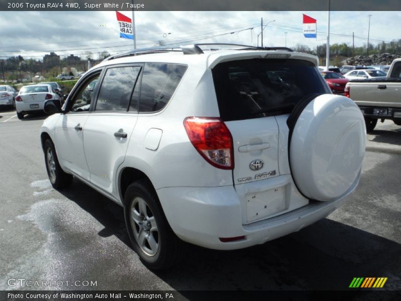 Super White / Taupe 2006 Toyota RAV4 4WD