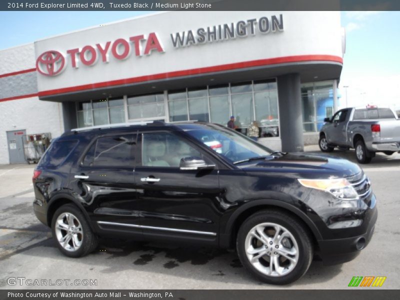 Tuxedo Black / Medium Light Stone 2014 Ford Explorer Limited 4WD