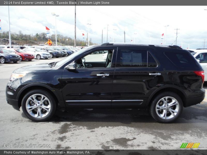 Tuxedo Black / Medium Light Stone 2014 Ford Explorer Limited 4WD