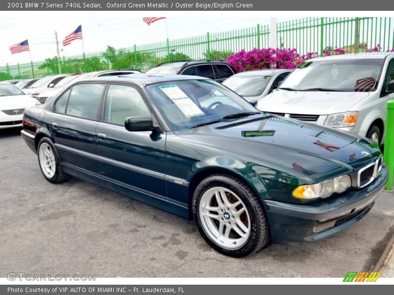 Front 3/4 View of 2001 7 Series 740iL Sedan