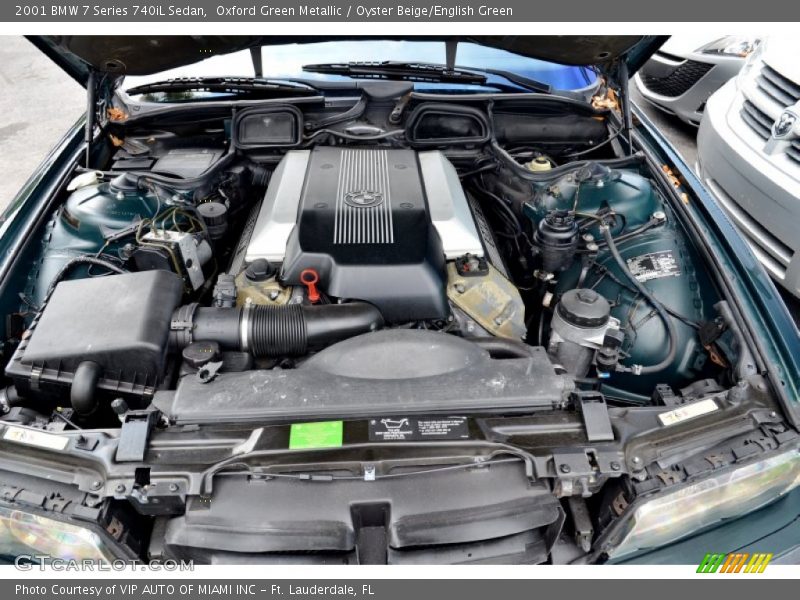  2001 7 Series 740iL Sedan Engine - 4.4 Liter DOHC 32-Valve V8