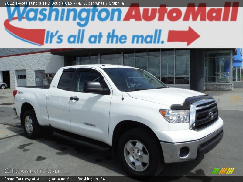Super White / Graphite 2012 Toyota Tundra TRD Double Cab 4x4