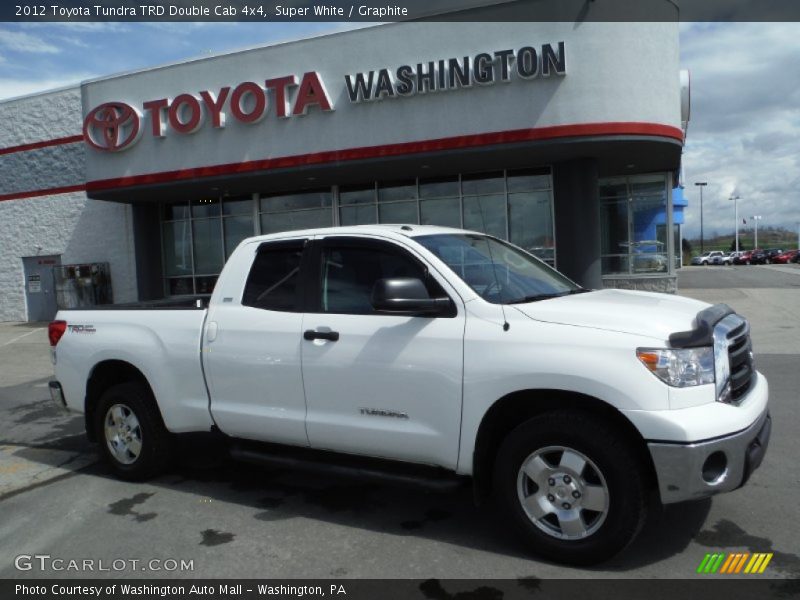 Super White / Graphite 2012 Toyota Tundra TRD Double Cab 4x4