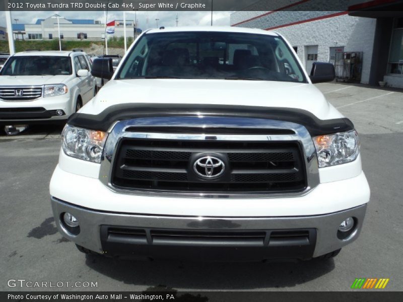 Super White / Graphite 2012 Toyota Tundra TRD Double Cab 4x4