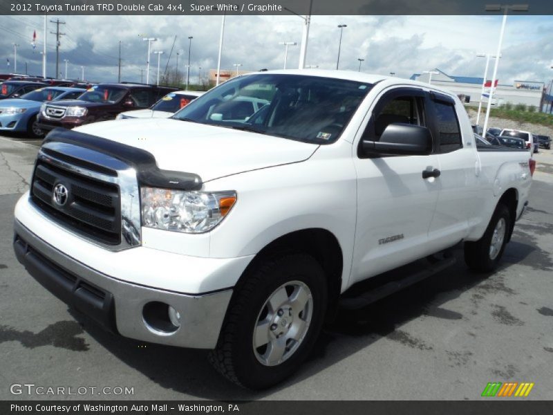 Super White / Graphite 2012 Toyota Tundra TRD Double Cab 4x4