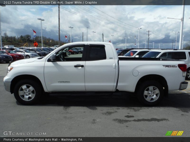 Super White / Graphite 2012 Toyota Tundra TRD Double Cab 4x4