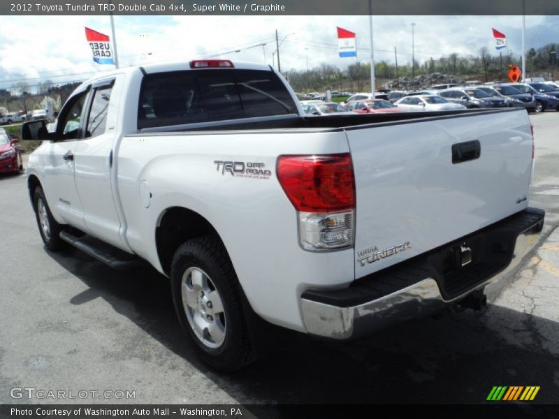 Super White / Graphite 2012 Toyota Tundra TRD Double Cab 4x4