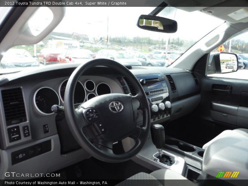 Super White / Graphite 2012 Toyota Tundra TRD Double Cab 4x4