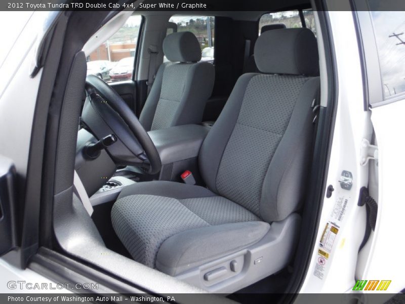 Super White / Graphite 2012 Toyota Tundra TRD Double Cab 4x4