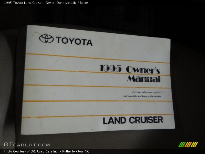Desert Dune Metallic / Beige 1995 Toyota Land Cruiser