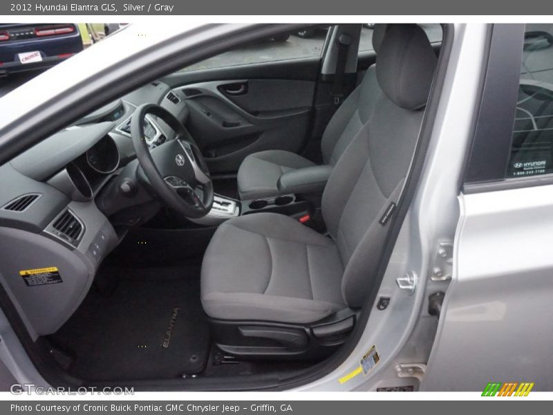 Silver / Gray 2012 Hyundai Elantra GLS
