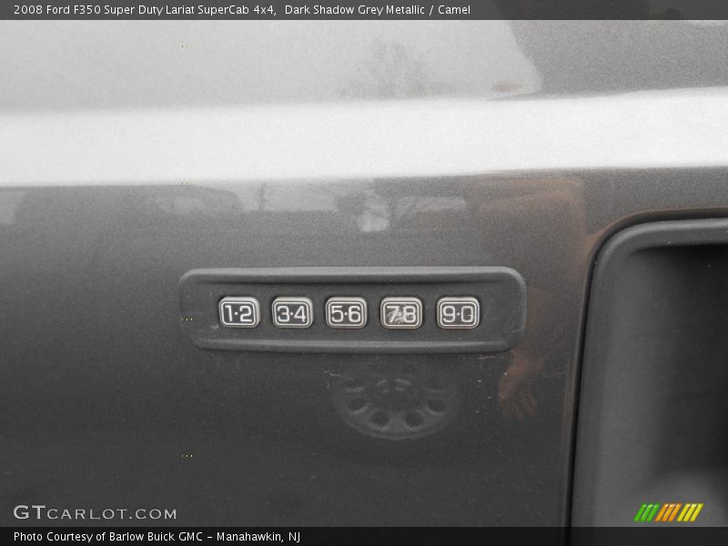 Dark Shadow Grey Metallic / Camel 2008 Ford F350 Super Duty Lariat SuperCab 4x4