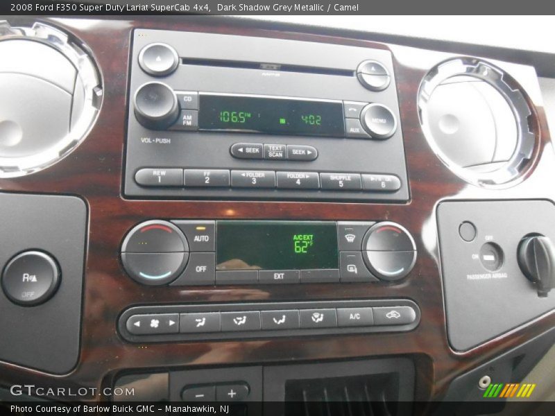 Dark Shadow Grey Metallic / Camel 2008 Ford F350 Super Duty Lariat SuperCab 4x4