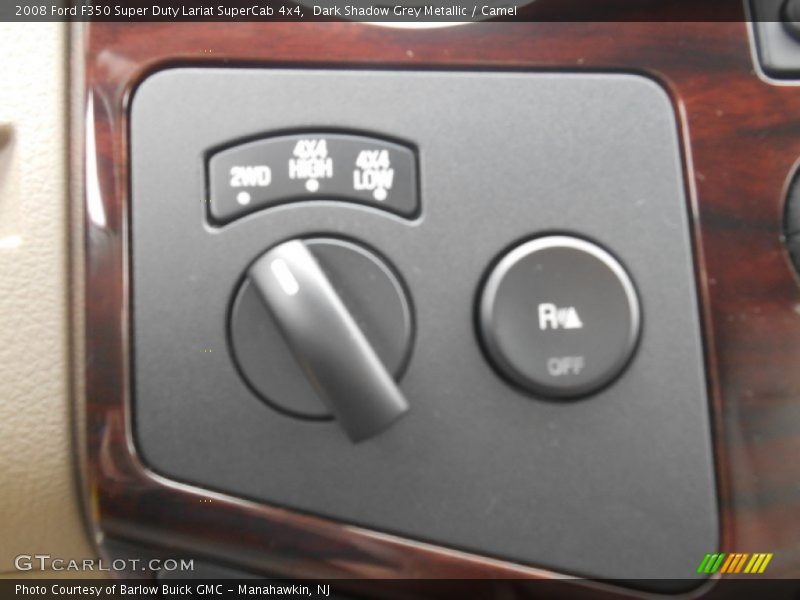 Dark Shadow Grey Metallic / Camel 2008 Ford F350 Super Duty Lariat SuperCab 4x4
