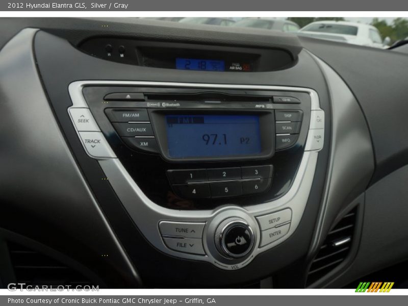 Silver / Gray 2012 Hyundai Elantra GLS