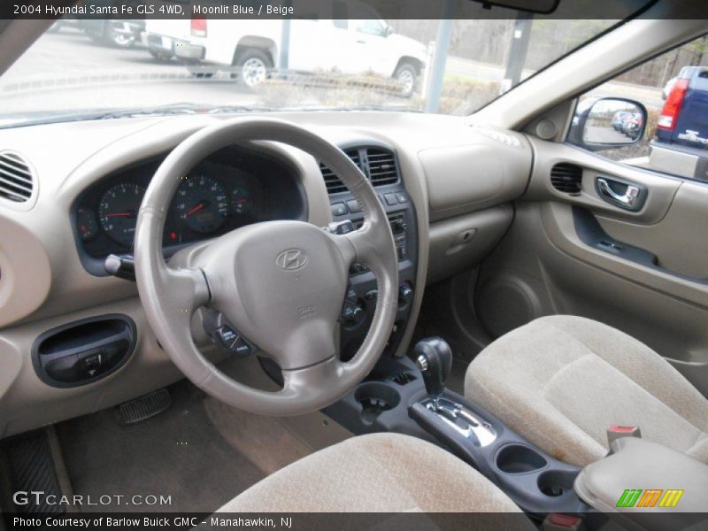  2004 Santa Fe GLS 4WD Beige Interior