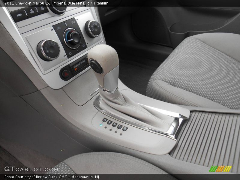 Imperial Blue Metallic / Titanium 2011 Chevrolet Malibu LS