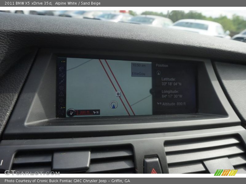 Alpine White / Sand Beige 2011 BMW X5 xDrive 35d