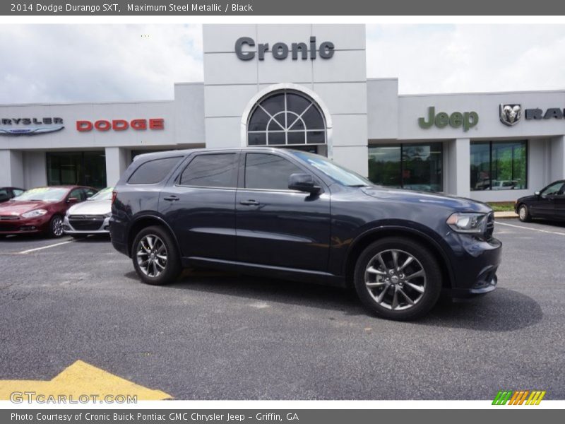 Maximum Steel Metallic / Black 2014 Dodge Durango SXT