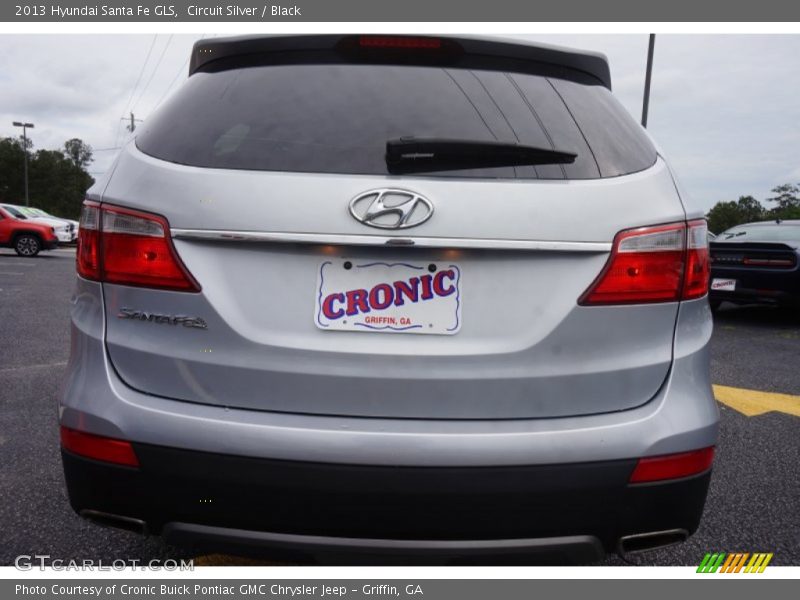 Circuit Silver / Black 2013 Hyundai Santa Fe GLS
