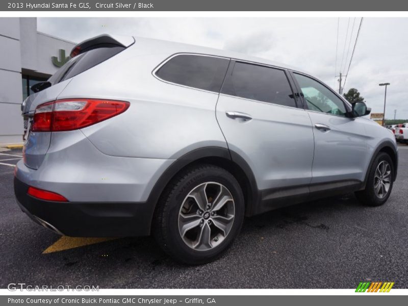 Circuit Silver / Black 2013 Hyundai Santa Fe GLS