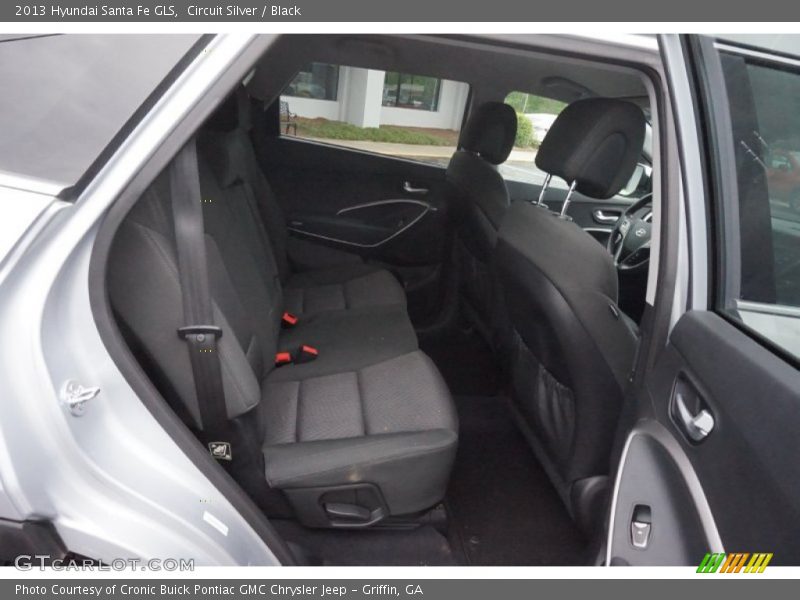 Circuit Silver / Black 2013 Hyundai Santa Fe GLS