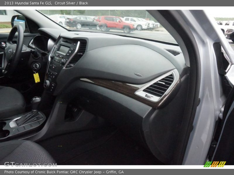 Circuit Silver / Black 2013 Hyundai Santa Fe GLS
