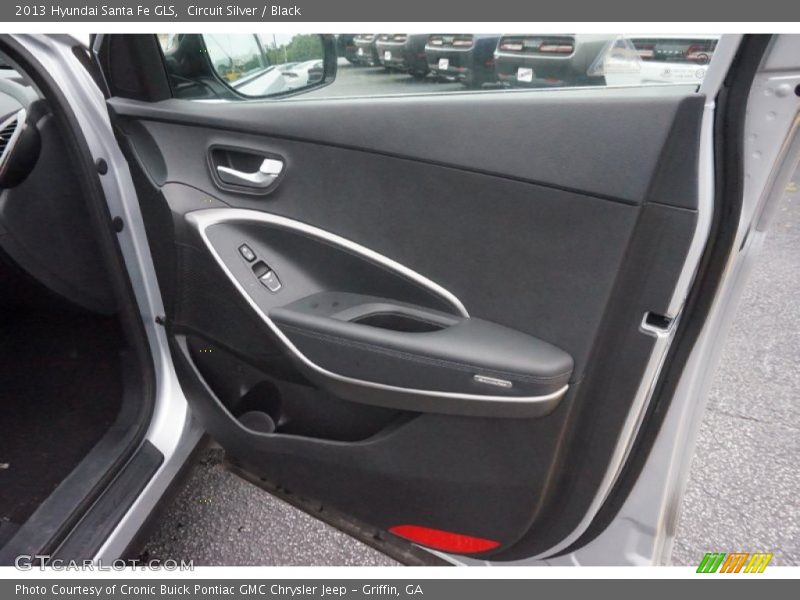 Circuit Silver / Black 2013 Hyundai Santa Fe GLS