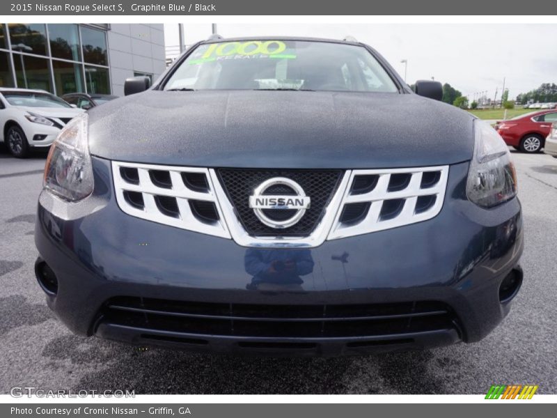 Graphite Blue / Black 2015 Nissan Rogue Select S