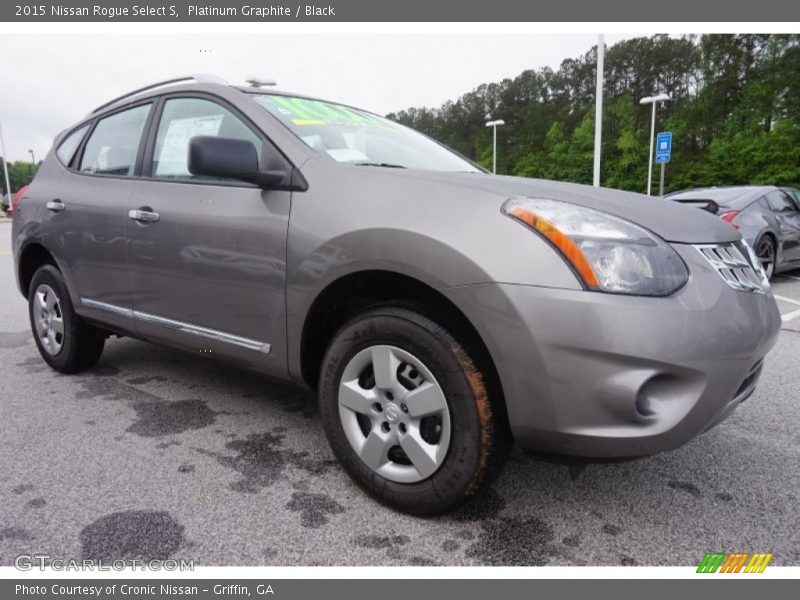 Platinum Graphite / Black 2015 Nissan Rogue Select S