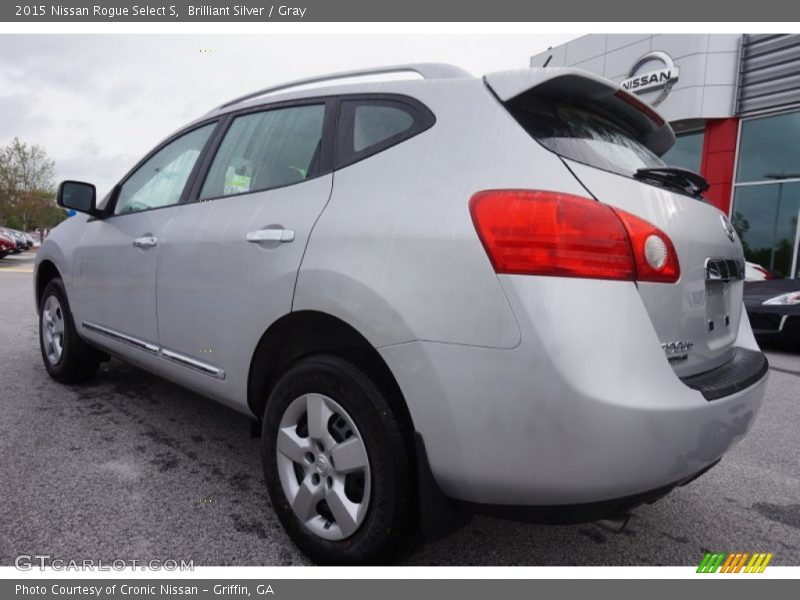 Brilliant Silver / Gray 2015 Nissan Rogue Select S