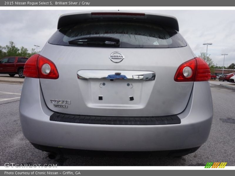Brilliant Silver / Gray 2015 Nissan Rogue Select S