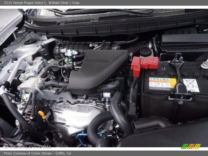 Brilliant Silver / Gray 2015 Nissan Rogue Select S