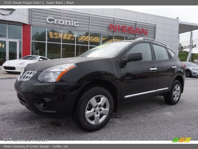 Super Black / Black 2015 Nissan Rogue Select S