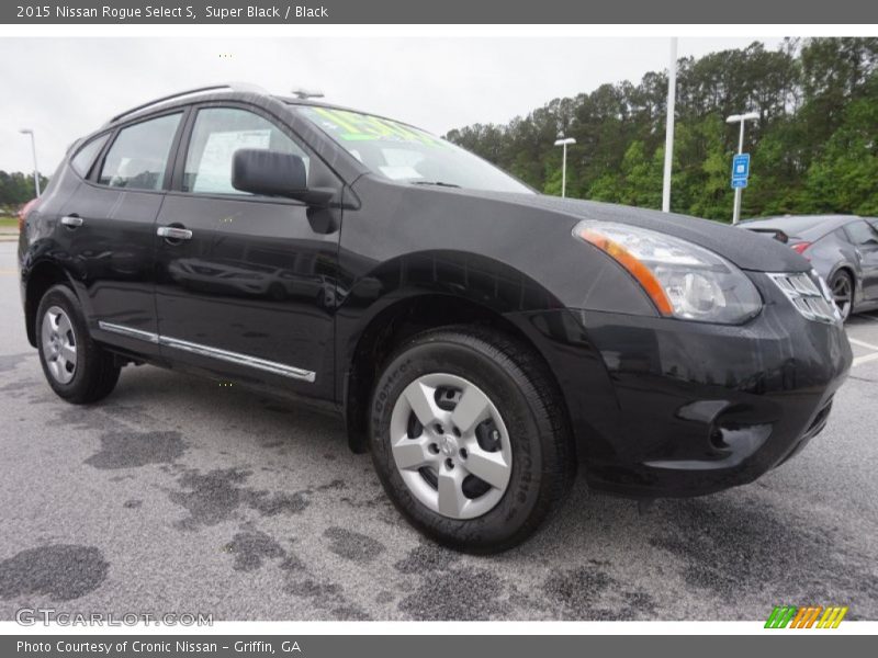 Super Black / Black 2015 Nissan Rogue Select S