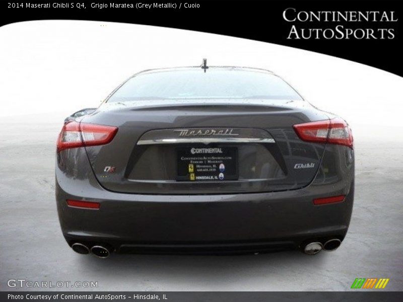 Grigio Maratea (Grey Metallic) / Cuoio 2014 Maserati Ghibli S Q4