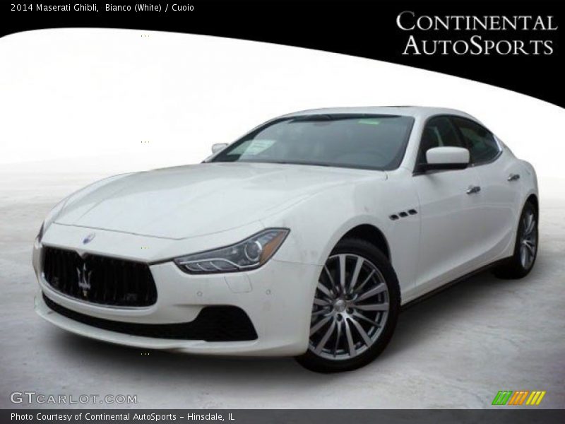 Bianco (White) / Cuoio 2014 Maserati Ghibli