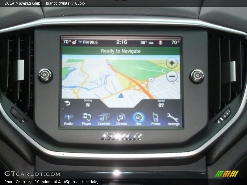 Bianco (White) / Cuoio 2014 Maserati Ghibli