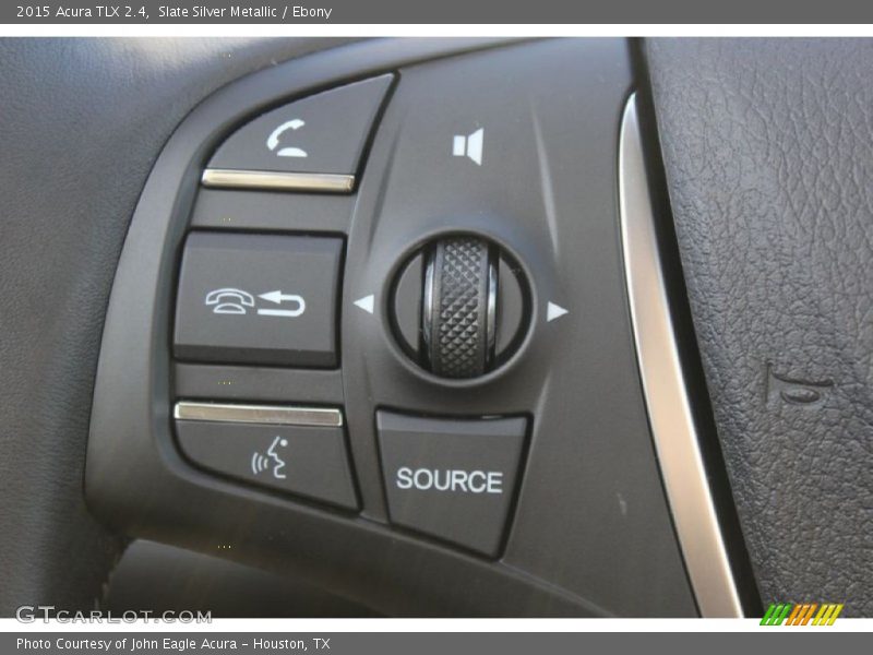 Slate Silver Metallic / Ebony 2015 Acura TLX 2.4