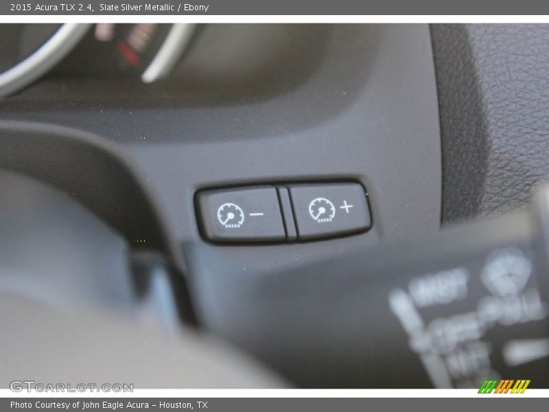 Slate Silver Metallic / Ebony 2015 Acura TLX 2.4