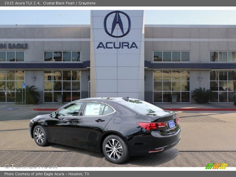 Crystal Black Pearl / Graystone 2015 Acura TLX 2.4