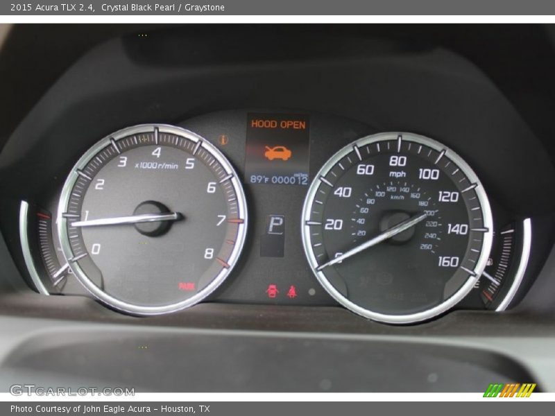 Crystal Black Pearl / Graystone 2015 Acura TLX 2.4