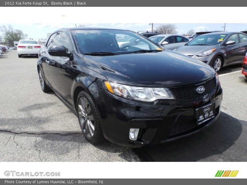 Ebony Black / Black 2012 Kia Forte Koup SX