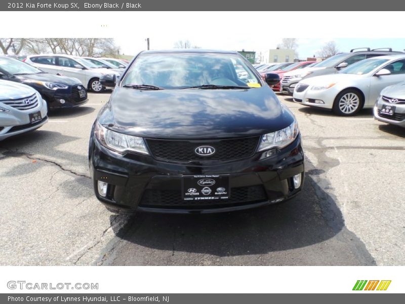 Ebony Black / Black 2012 Kia Forte Koup SX